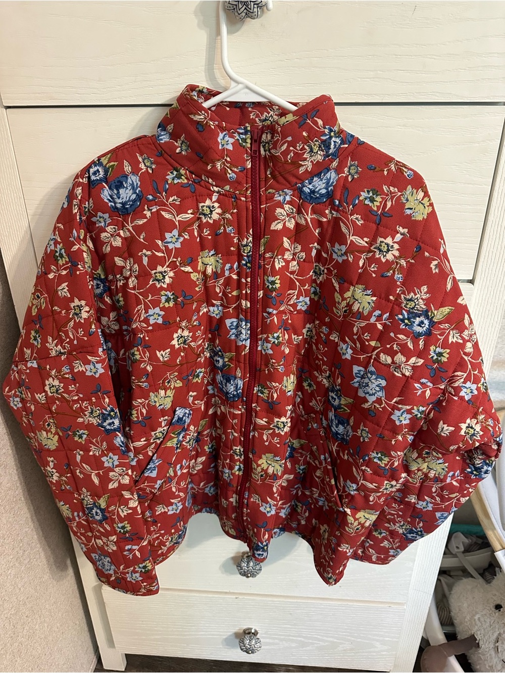 Floral quilted jacket